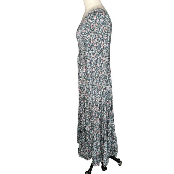 APIECE APART Olivas Dainty Floral Smocked Maxi Dress Women's Size Small - Picture 4 of 8